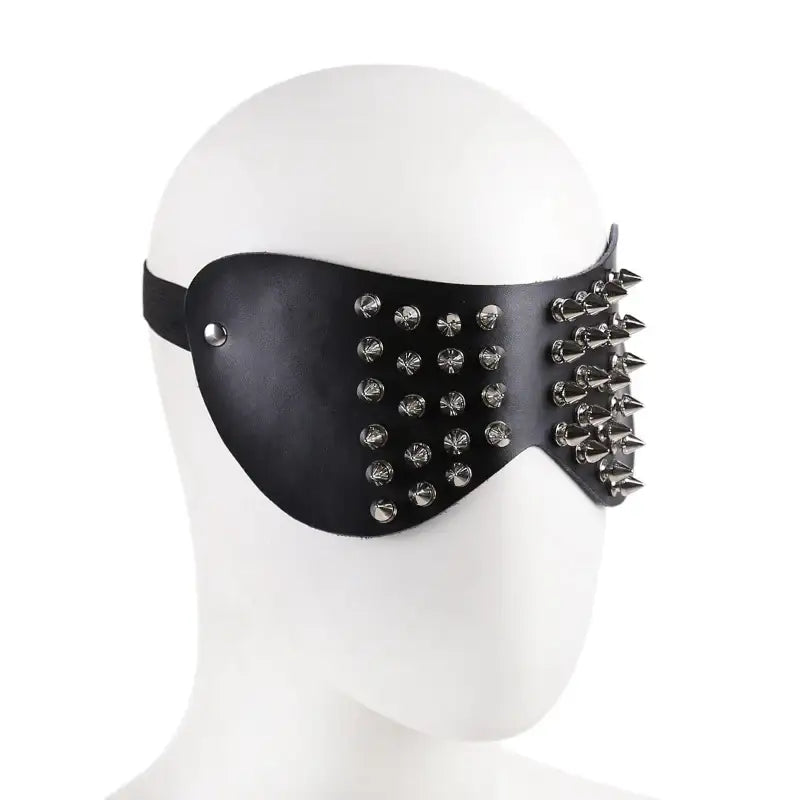 Storm Sacrifice - BDSM Studded Blindfold - Frisky Business Adult Sex Toys Shop