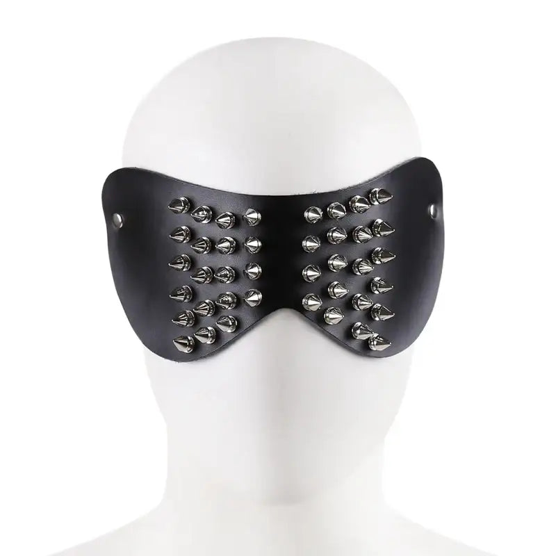 Storm Sacrifice - BDSM Studded Blindfold - Frisky Business Adult Sex Toys Shop