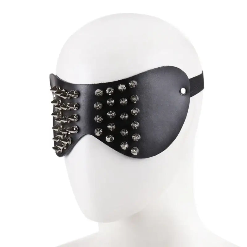 Storm Sacrifice - BDSM Studded Blindfold - Frisky Business Adult Sex Toys Shop