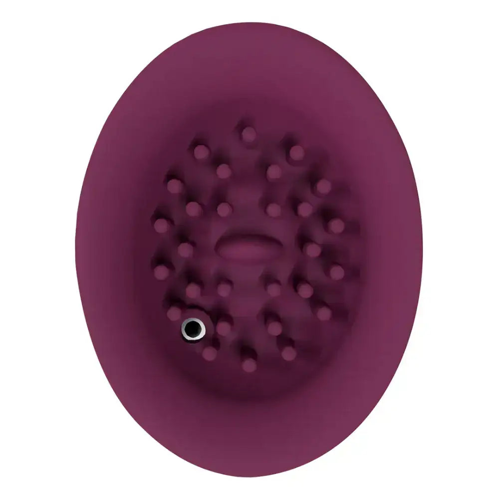 SHOTS Twitch 3 Rechargeable Vibrator and Suction Burgundy Rechargeable adult toy with sleek burgundy finish for modern and stylish aesthetics Singapore