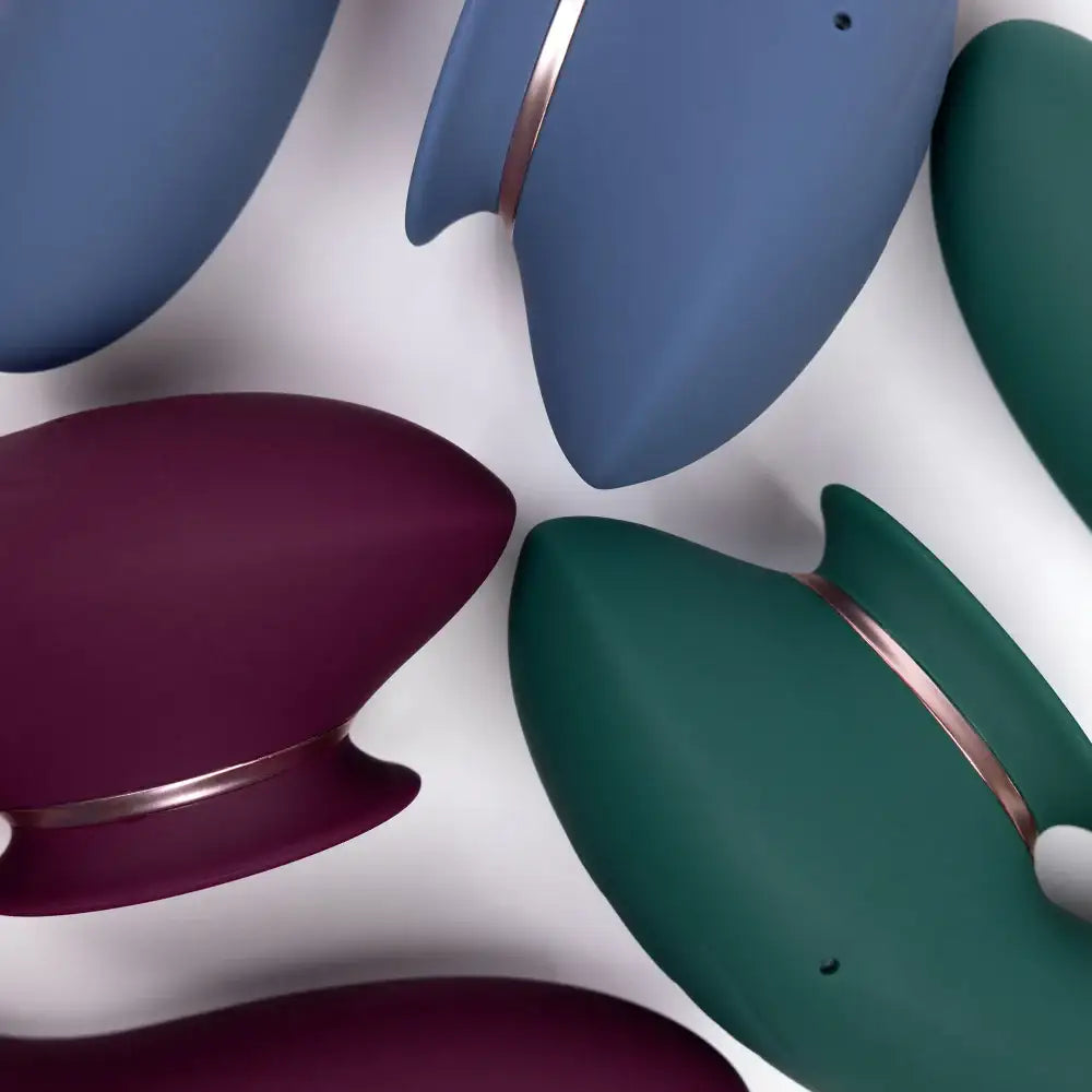 SHOTS Twitch 3 Rechargeable Vibrator and Suction Forest Green Ideal for personal relaxation or enhancing shared couple intimate experiences Singapore