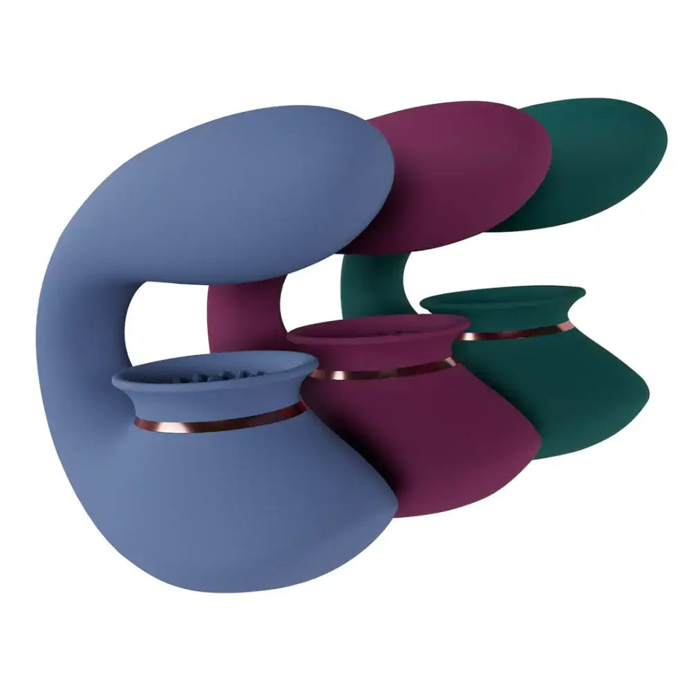 SHOTS Twitch 3 Rechargeable Vibrator and Suction Burgundy Lightweight and ergonomic for comfortable handling during solo or shared experiences Singapore
