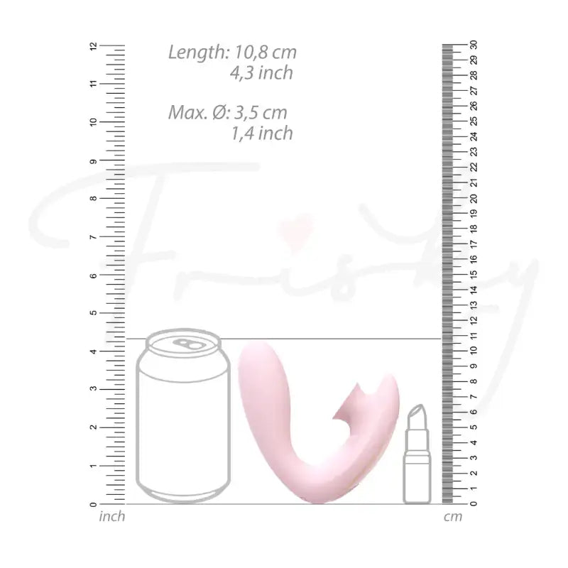 SHOTS Desirable Bendable Air Pulse Vibrator Pink Quiet motor with soft tactile surface for discreet intimate enjoyment Singapore