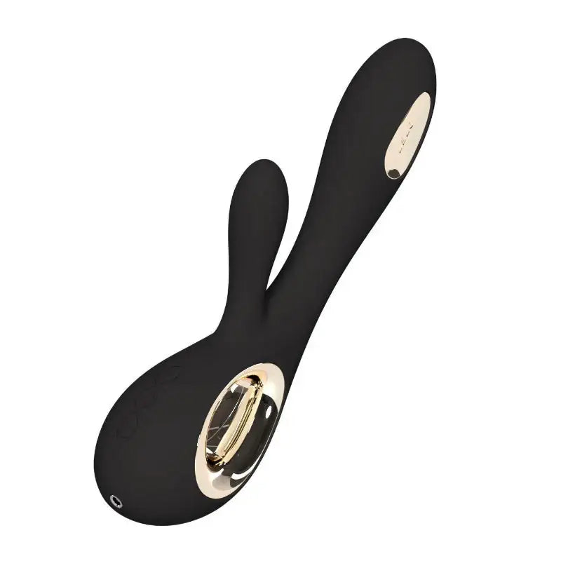 LELO Soraya Wave™ lifestyle personal massager compact ergonomic shape smooth premium silicone dual stimulation black Singapore