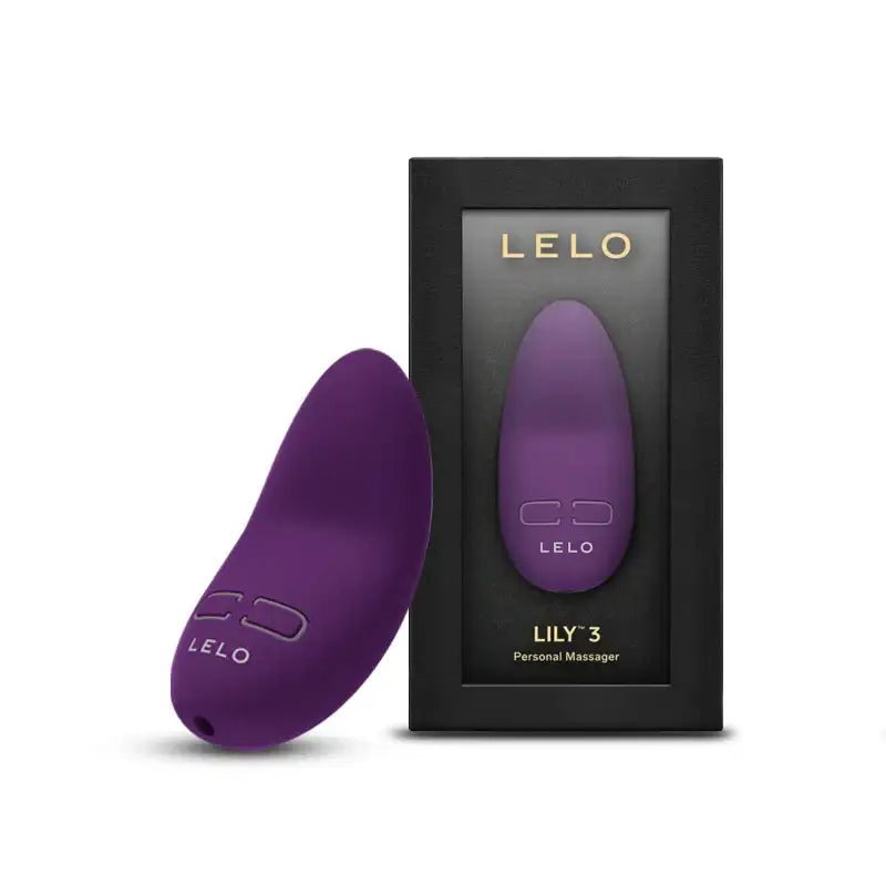 LELO - Lily 3 Mini Vibrating Personal Massager - Dark Plum - Frisky Business Adult Sex Toys Shop