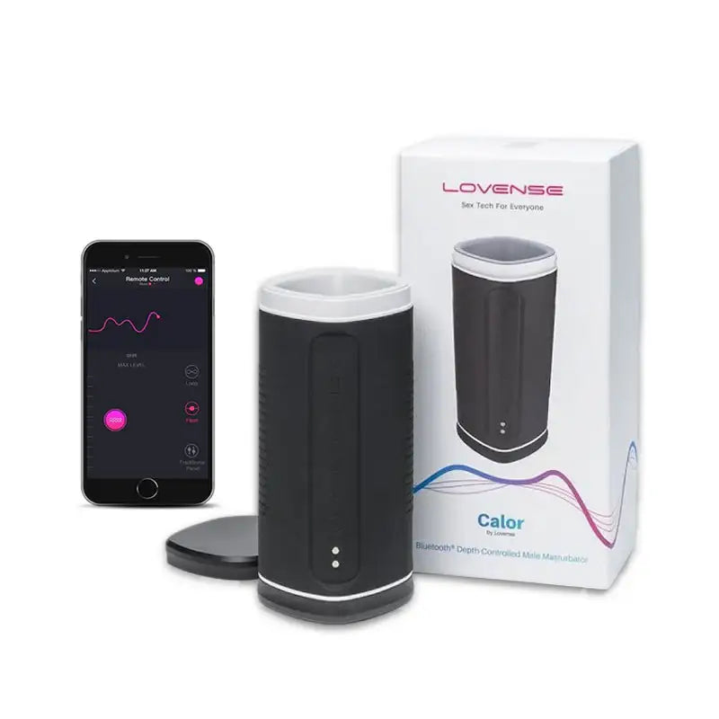 Lovense - Calor App/Bluetooth Controlled Heating Male Masturbator - Frisky Business Adult Sex Toys Shop
