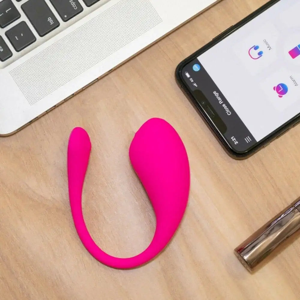 Lovense Lush 3 app interface controlled wearable device bundle with Pjur lubricant Singapore