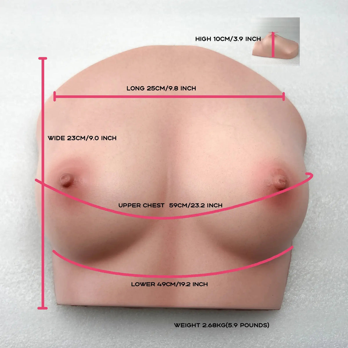 CLIMAX DOLL - Silicone Torso Breast #59 - Frisky Business Adult Sex Toys Shop