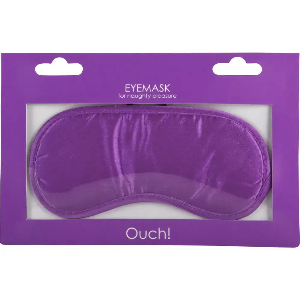 SHOTS Ouch! Soft Eye Mask Purple soft and breathable material with gentle strap for comfortable prolonged wear Singapore