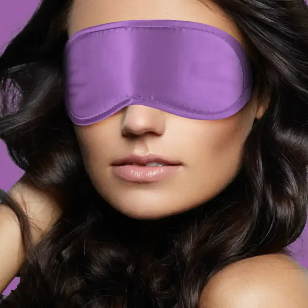 SHOTS Ouch! Soft Eye Mask Purple stylish purple design crafted for comfort and immersive sensory adult experiences Singapore