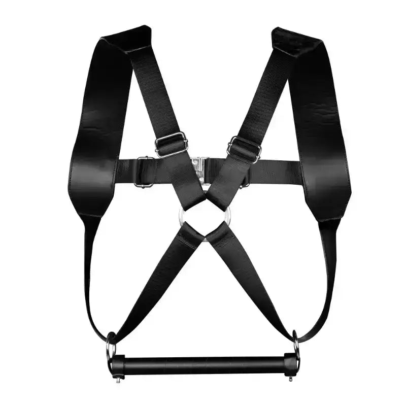 SHOTS Ouch! BSDM Harness Restraint Black soft-touch materials for comfortable extended wear during bondage play Singapore