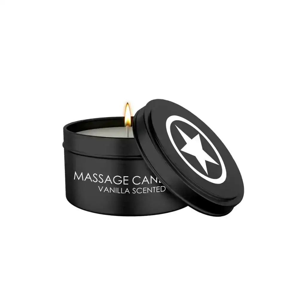SHOTS Ouch! Massage Candle Vanilla Scented long-lasting burn time with consistent fragrance release Singapore