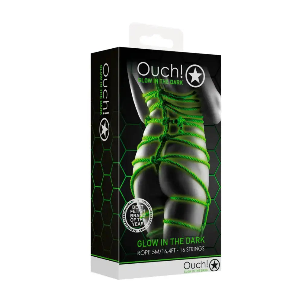 SHOTS Ouch! Rope Glow in the Dark 16.4 ft 5 m lightweight and portable design for travel or discreet storage Singapore