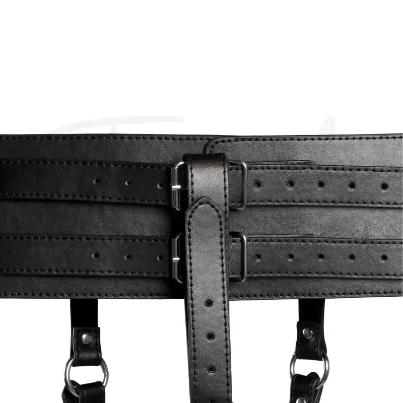 SHOTS Ouch! Belt with Vibrator Holder black wearable hands-free adult toy ideal for solo or partner play Singapore