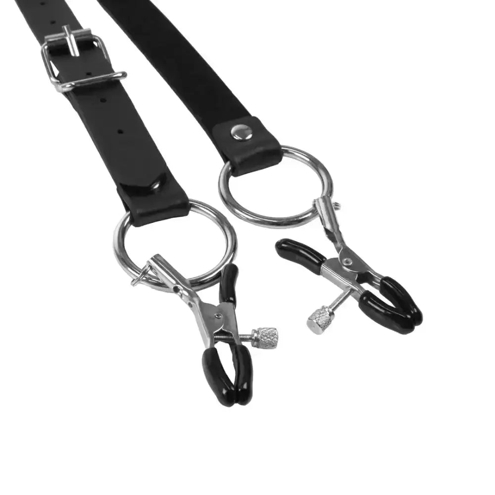 SHOTS Ouch! Labia Spreader with Clamps Black adjustable width for customized fit and controlled positioning Singapore