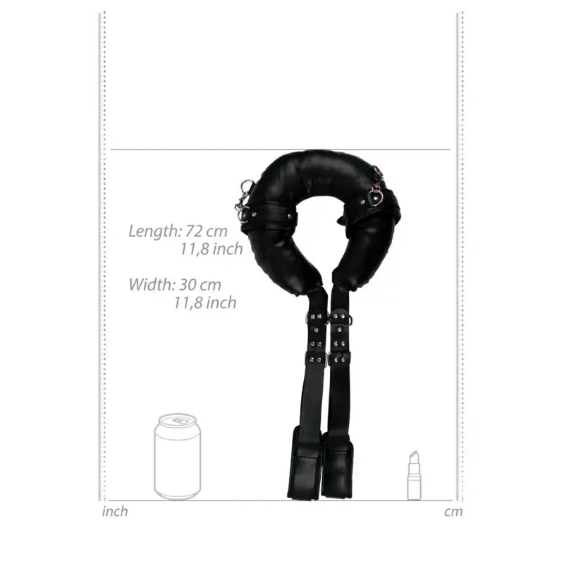 SHOTS Ouch! Padded Thigh Sling with Hand Cuffs ergonomic padded sling with integrated hand cuffs for interactive sensory experiences Singapore