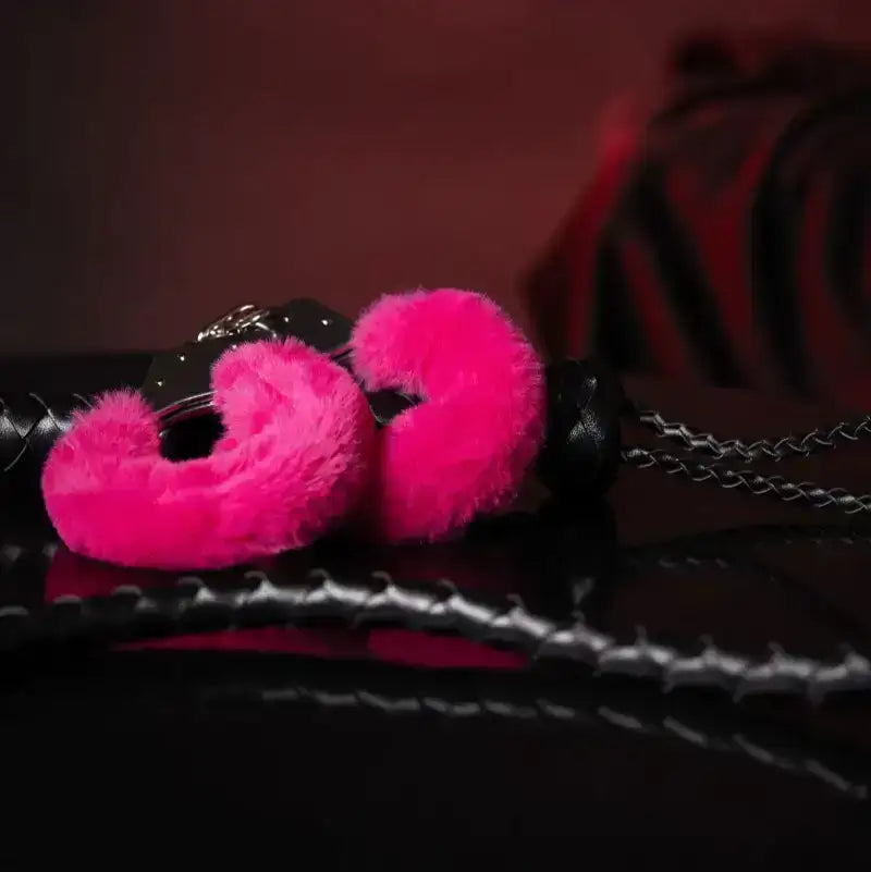 SHOTS Ouch! PU Leather Whip with Knot Detail - Black - Frisky Business Adult Sex Toys Shop