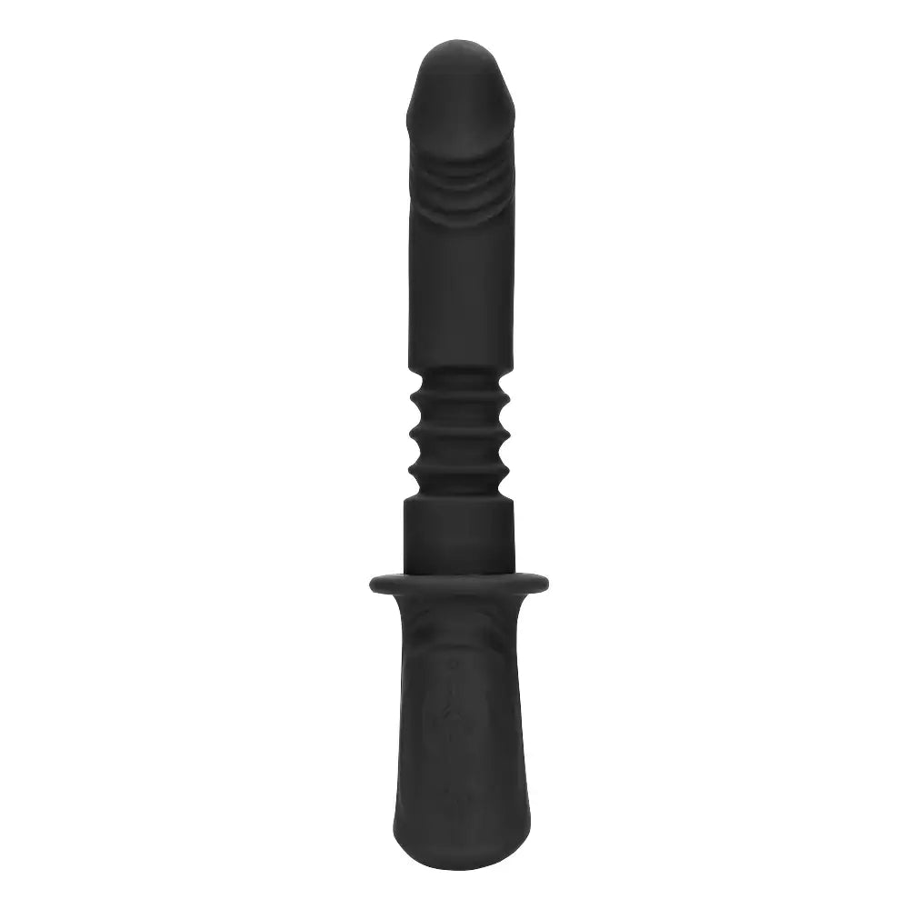SHOTS Ouch! Hand Held Vibrating and Thrusting Sex Machine Black versatile handheld machine combining vibration and thrusting for maximum pleasure Singapore