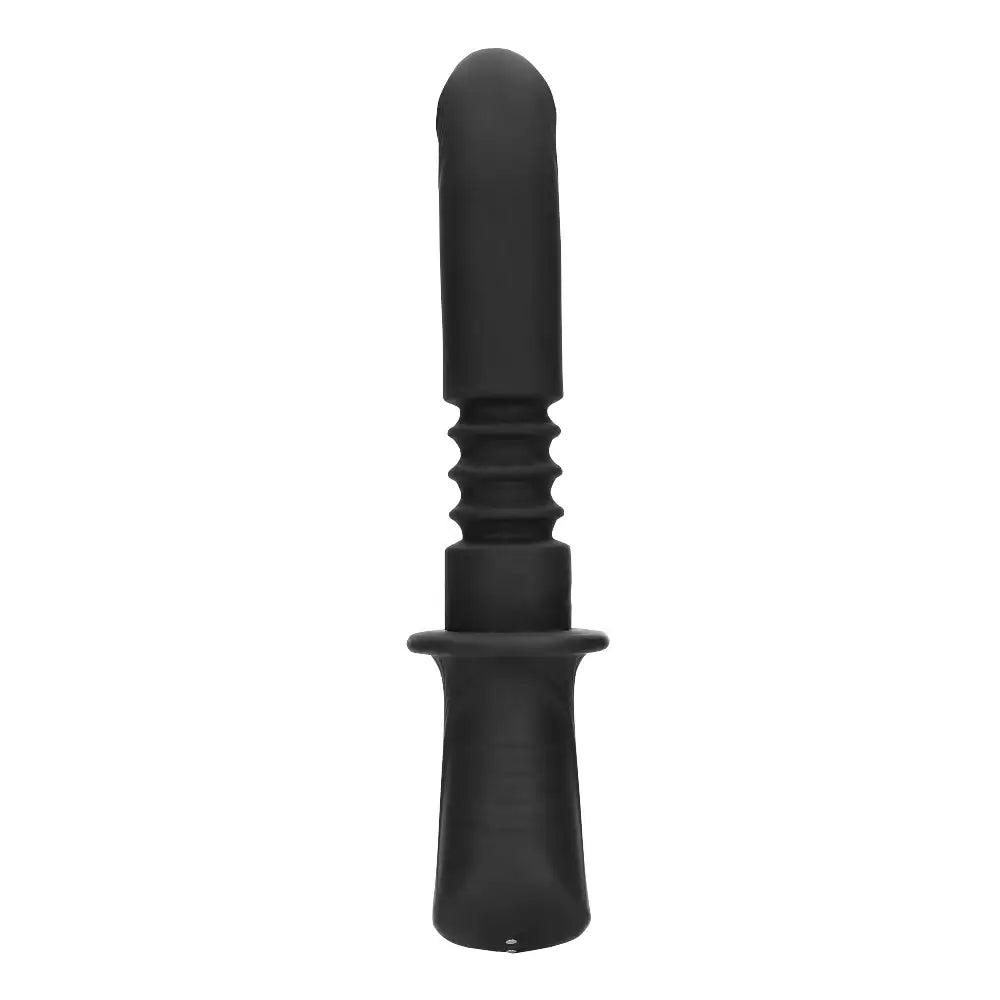 SHOTS Ouch! Hand Held Vibrating and Thrusting Sex Machine Black ideal for home use, intimate solo sessions, and interactive partnered experiences Singapore