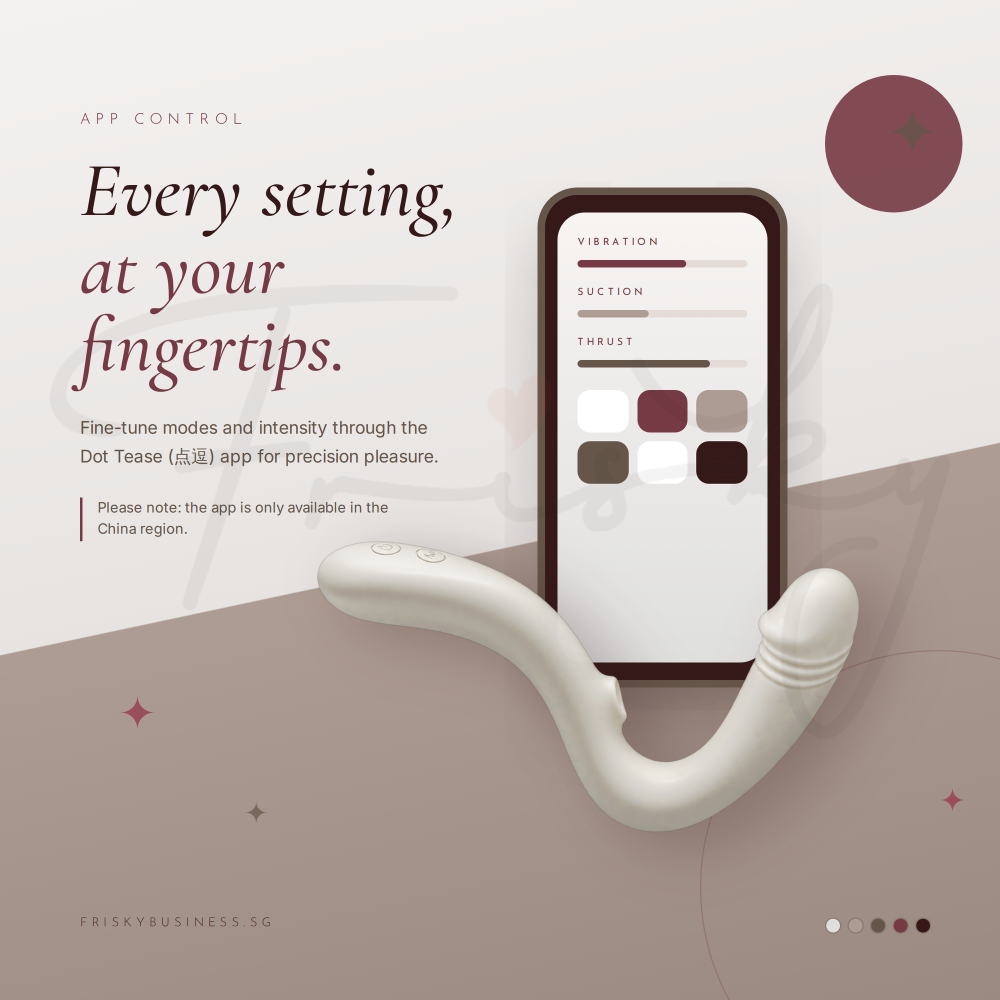 Pulse Grip - Female APP Control Thrusting and Suction Vibrator