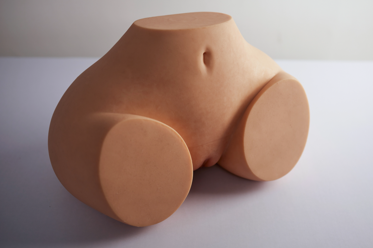 CLIMAX DOLL RS-6 Silicone Butt Torso (Yellow)