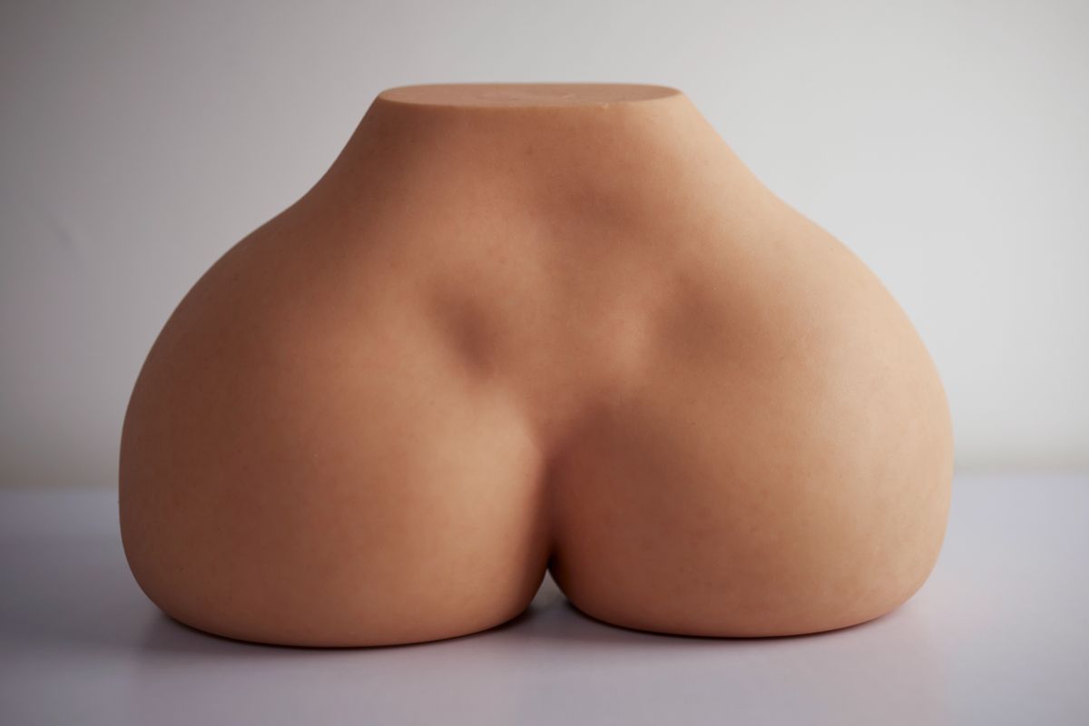 CLIMAX DOLL RS-6 Silicone Butt Torso (Yellow)