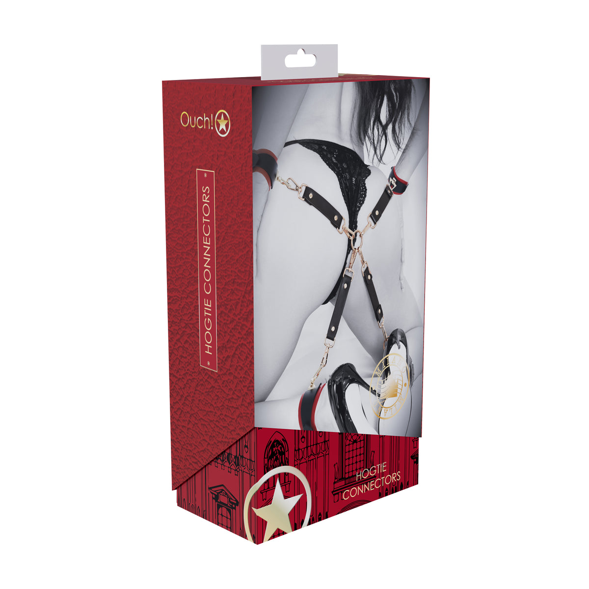 Generic Adjustable Hogtie Restraint Set Black adjustable straps for customizable fit and secure restraint during interactive sessions Singapore