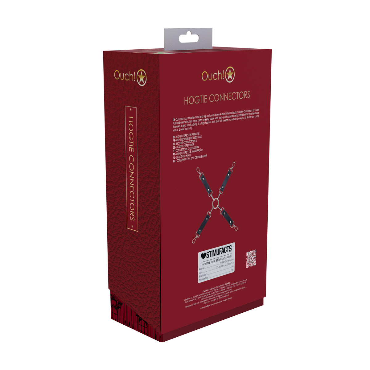 Generic Adjustable Hogtie Restraint Set Black easy-to-use metal connectors for quick setup and flexible positioning Singapore