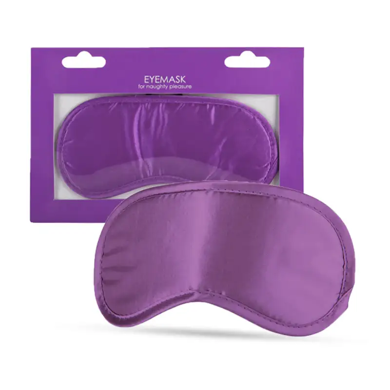 SHOTS Ouch! Soft Eye Mask Purple comfortable soft fabric blindfold for sensory play adult accessory Singapore