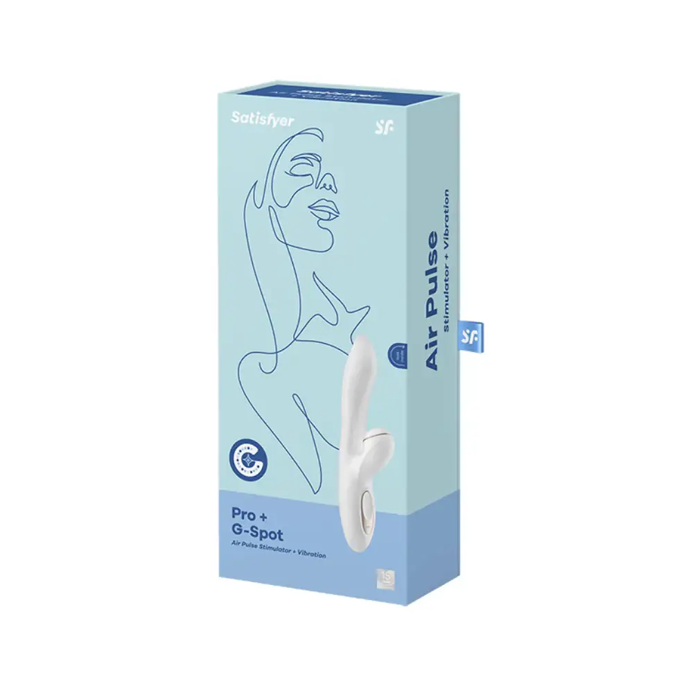 Satisfyer Pro+ G-Spot Soft Silicone Material Compact Travel-Friendly Flexible Dual Stimulation Device Singapore