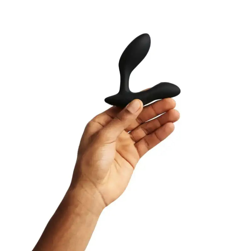 We-Vibe Vector+ Charcoal Black Sleek Modern Design with Soft Silicone Finish Singapore