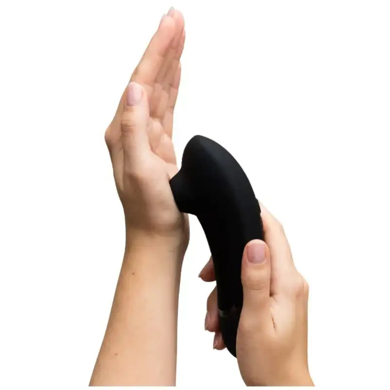 Womanizer Next Black quiet operation smooth motor multiple intensity levels compact personal massager Singapore