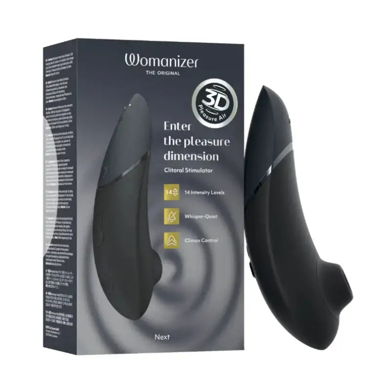 Womanizer Next Black lightweight travel friendly ergonomic massager perfect for home or travel Singapore