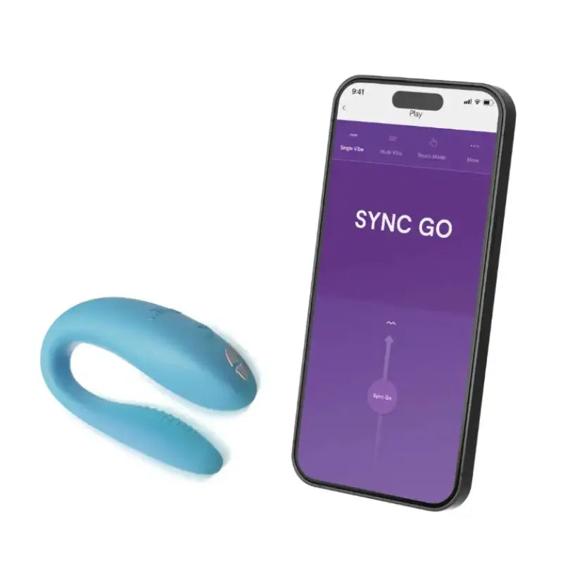 We-Vibe Sync Go Turquoise Portable Waterproof App-Controlled Intimate Device Singapore