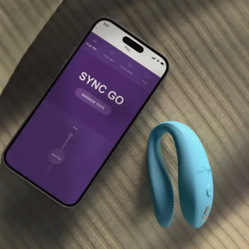 We-Vibe Sync Go Turquoise Soft Hypoallergenic Material Perfect for Couples Singapore