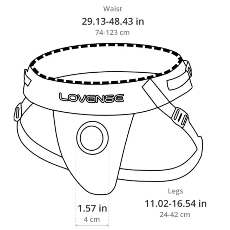 Lovense harness flexible O ring compatibility adjustable secure positioning accessory Singapore