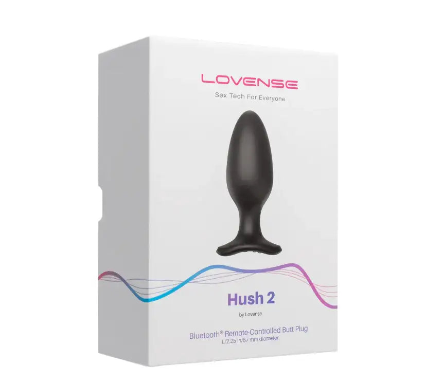 Lovense Hush 2 L adjustable vibration modes customizable intensity wearable stimulation device Singapore