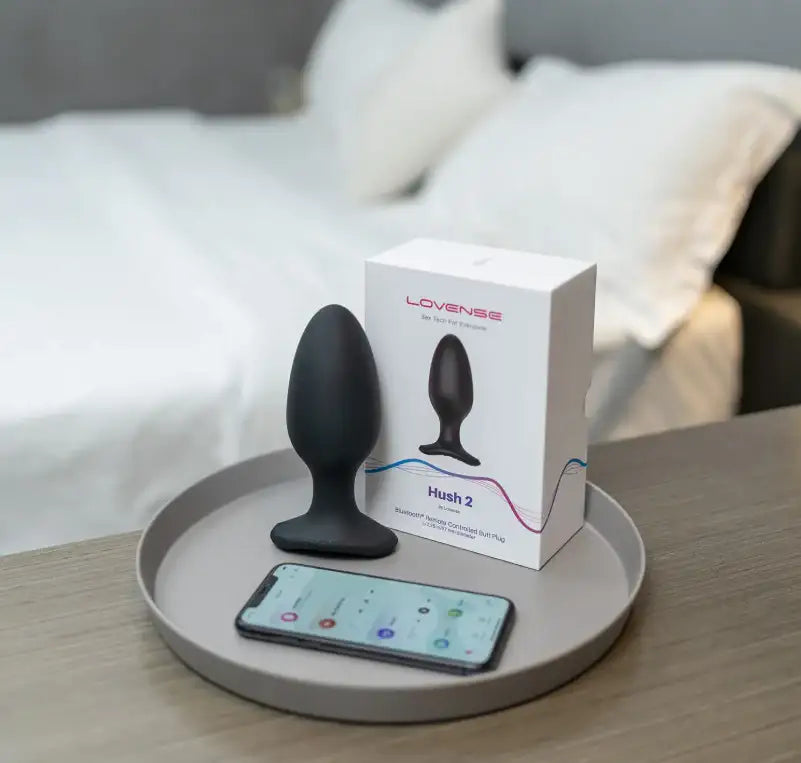 Lovense Hush 2 L compact design discreet wearable plug under clothing large size Singapore