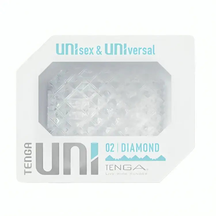 Tenga Uni Unisex & Universal Masturbator Diamond Realistic Interior Texture Soft Flexible Material High Quality Singapore