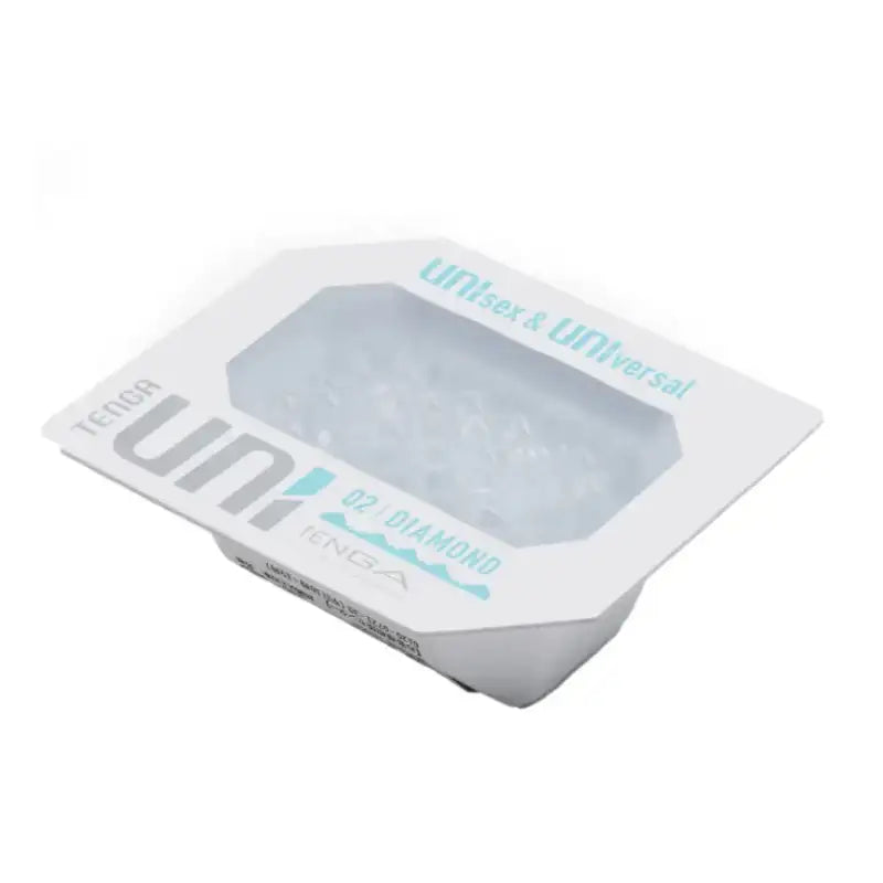 Tenga Uni Unisex & Universal Masturbator Diamond Compact Sleek Design Convenient for Travel Durable Silicone Singapore