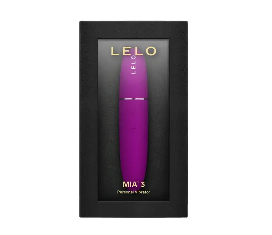 LELO Mia 3 Clitoral Vibrator Deep Rose rechargeable device with quiet motor and ergonomic shape for discreet usage Singapore