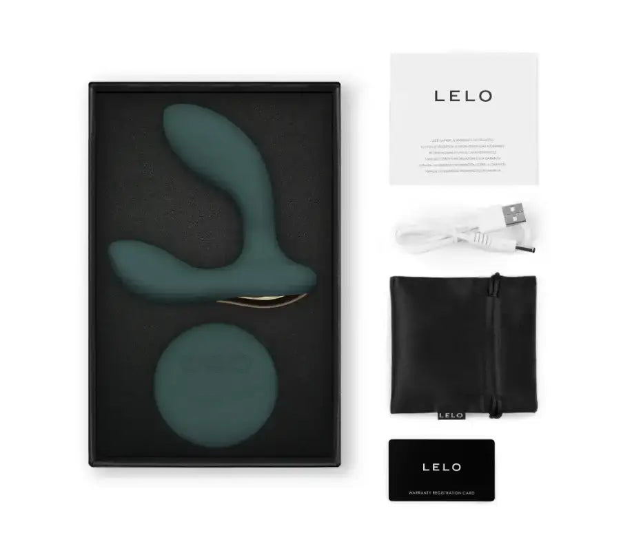 LELO Hugo 2 Green ergonomic design with smooth silicone surface for comfortable insertion and easy cleaning Singapore
