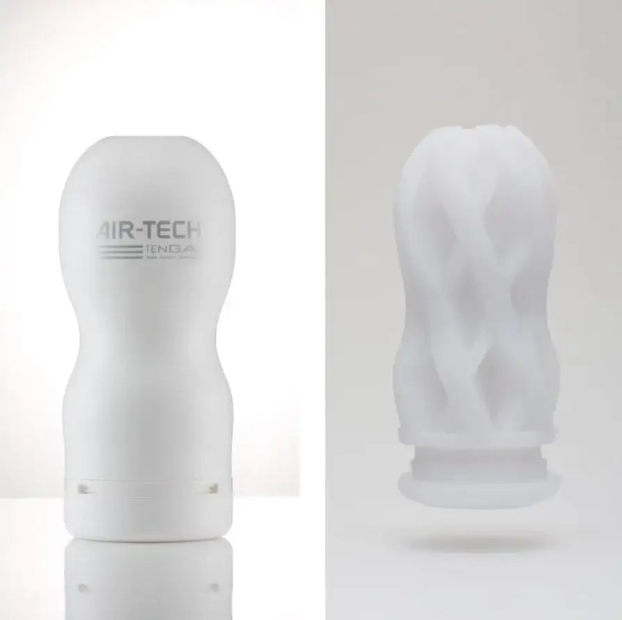 Tenga Air Flow Cup Masturbator Gentle White Premium Quality Silicone Soft Interior Realistic Texture Singapore