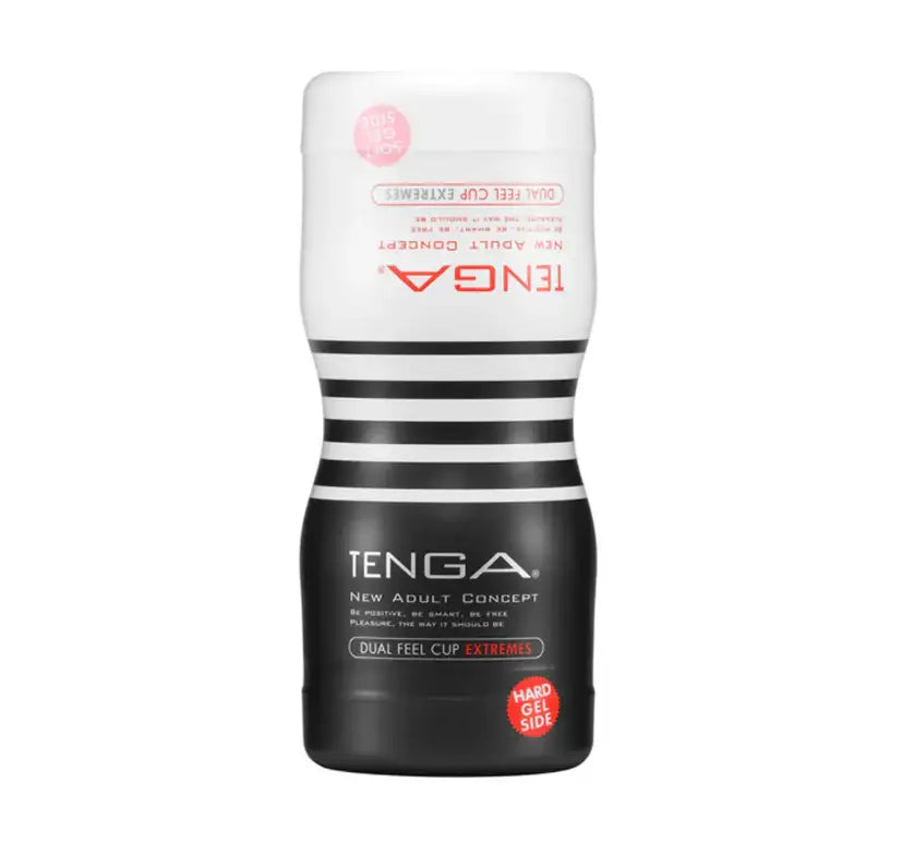 Tenga Dual Feel Cup Extremes Masturbation Cup Innovative Design Durable Silicone Comfortable Grip Singapore