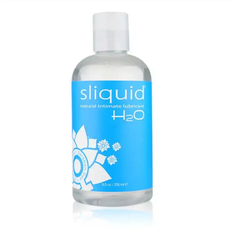 Sliquid - Naturals H2O Intimate Water Based Lubricant Glycerine And Paraben Free 255ml - Frisky Business Adult Sex Toys Shop