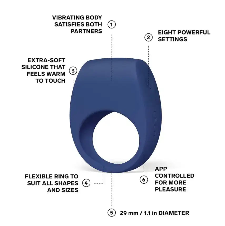 LELO Tor 3 Wearable couple massager soft silicone body body-safe material flexible comfortable fit Singapore