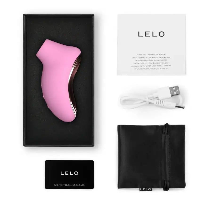 LELO Sona 2 Travel Sonic Clitoral Massager Pink compact size perfect for discreet packing in luggage or handbag Singapore