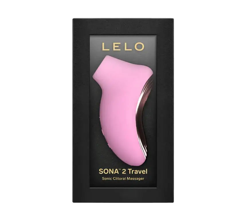 LELO Sona 2 Travel Sonic Clitoral Massager Pink ergonomic and lightweight design for comfortable handling during personal use Singapore