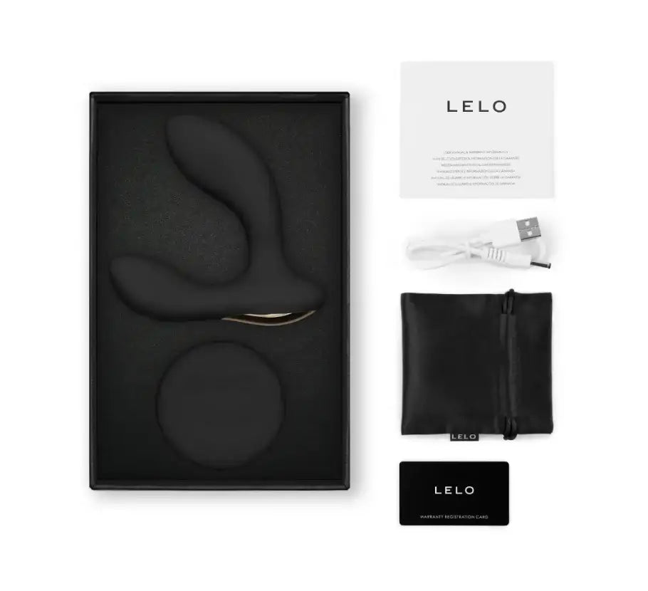LELO Hugo 2 Black ergonomic design with smooth silicone surface for easy insertion, comfort, and hygienic cleaning Singapore