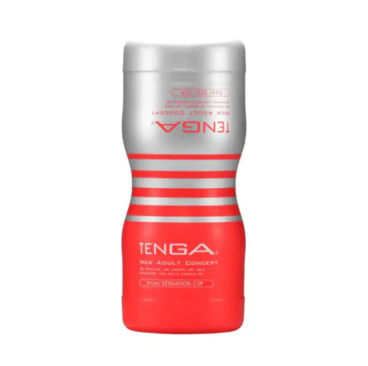 Tenga Dual Sensation Cup Masturbator Standard Innovative Design Durable Silicone Comfortable Grip Singapore
